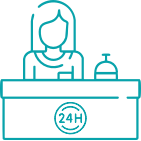 24-часова рецепция 24-часова рецепция